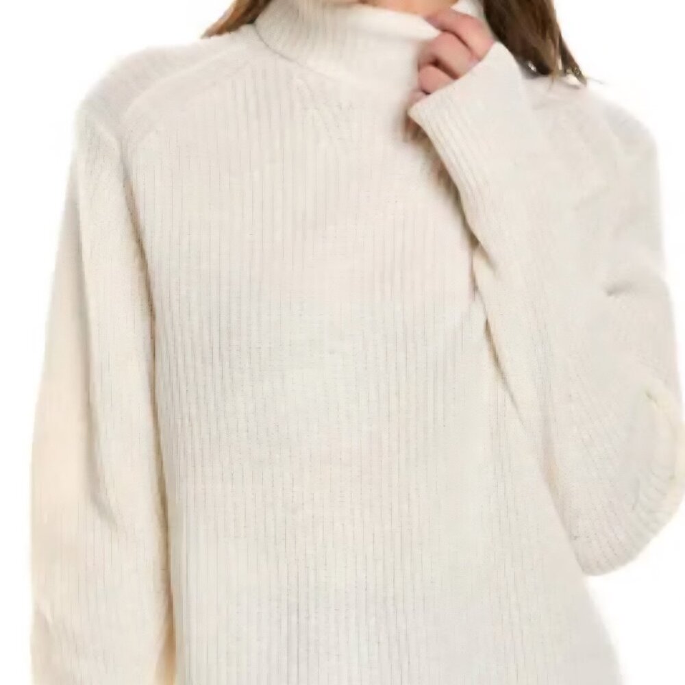 rag & bone | wool cashmere cream roll neck sweater medium